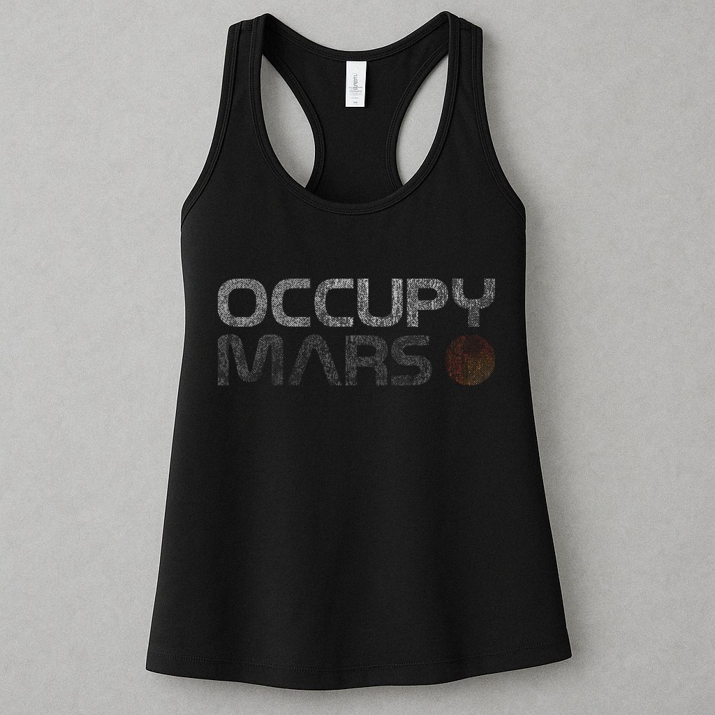 Occupy Mars Astronomy Space Explorer Gift Womens Tank Top
