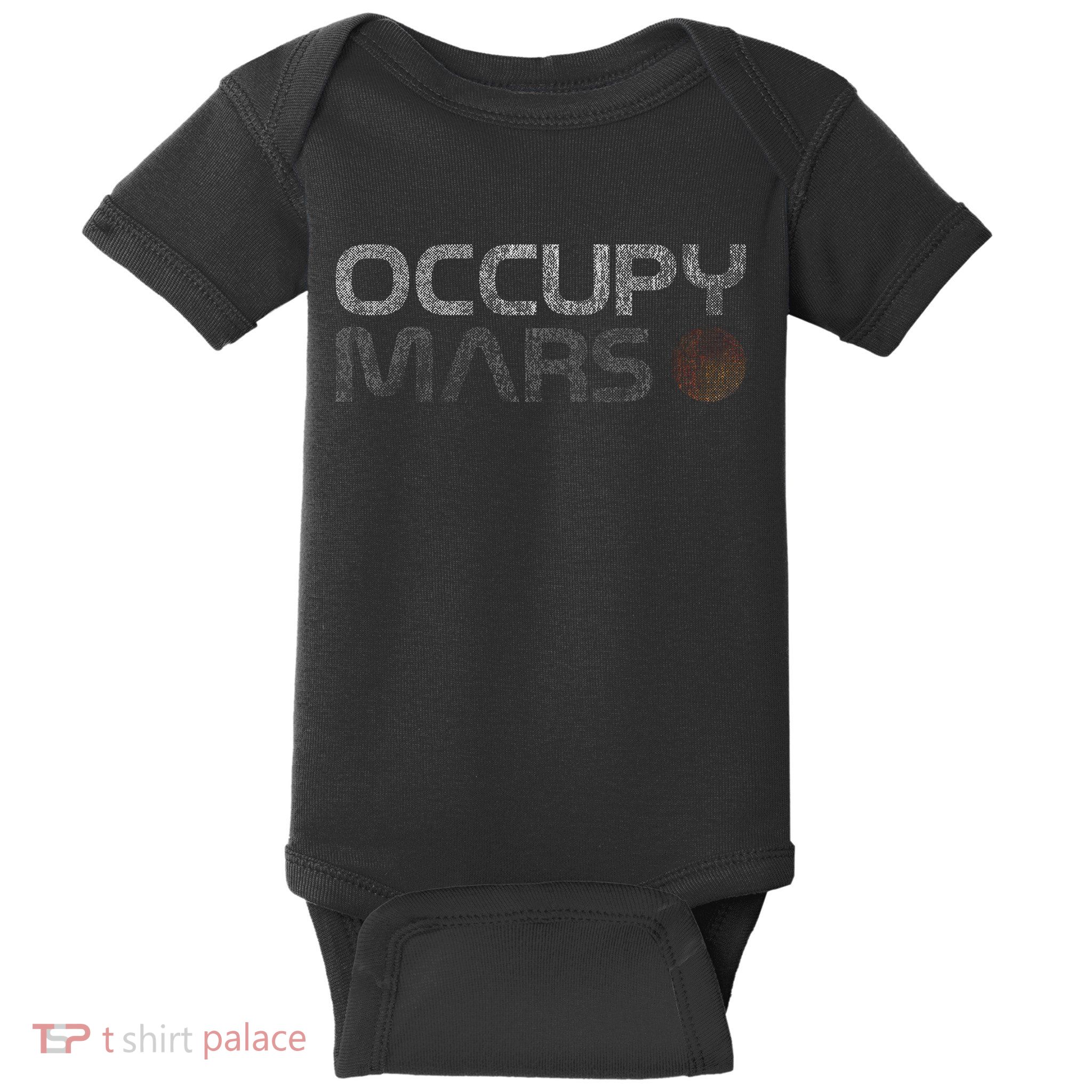 Occupy Mars Astronomy Space Explorer Gift Baby Bodysuit
