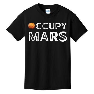 Occupy Mars Astronomy Space Explorer Kids T-Shirt