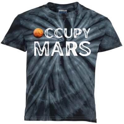 Occupy Mars Astronomy Space Explorer Kids Tie-Dye T-Shirt