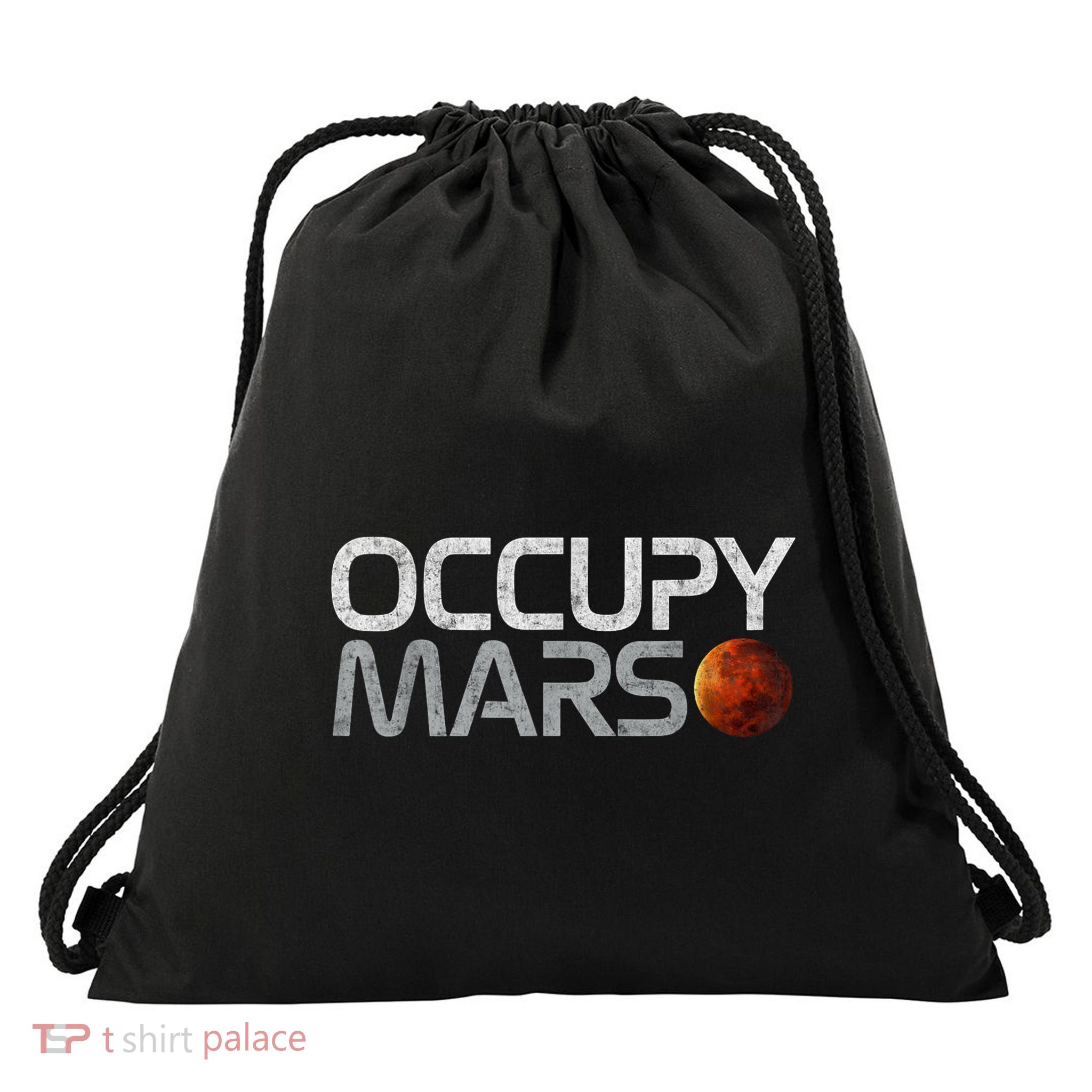 Occupy Mars Astronomy Space Explorer Drawstring Bag