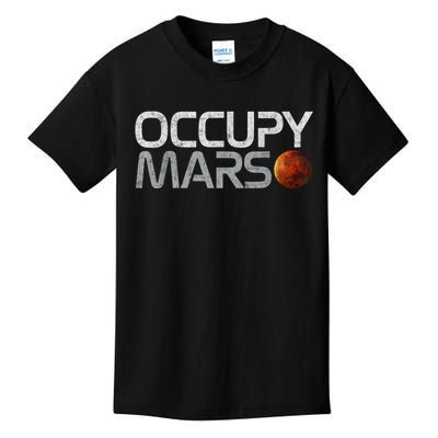 Occupy Mars Astronomy Space Explorer Kids T-Shirt