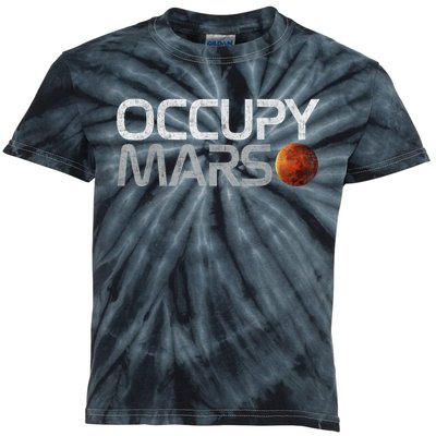 Occupy Mars Astronomy Space Explorer Kids Tie-Dye T-Shirt