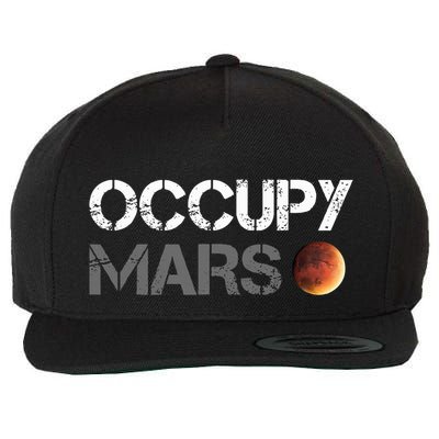 Occupy Mars Astronomy Space Explorer Rocket Science Wool Snapback Cap
