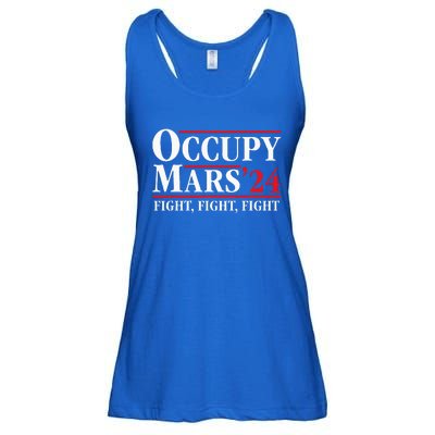 Occupy Mars Astronomy Space Fight Fight Fight Ladies Essential Flowy Tank