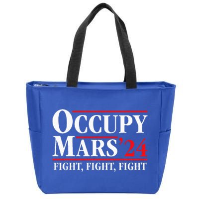 Occupy Mars Astronomy Space Fight Fight Fight Zip Tote Bag