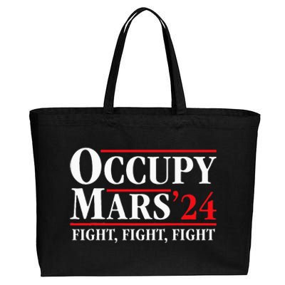 Occupy Mars Astronomy Space Fight Fight Fight Cotton Canvas Jumbo Tote