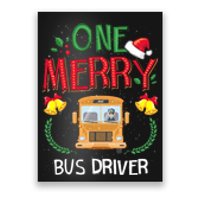 One Merry Bus Driver Driving School Ugly Christmas Poster