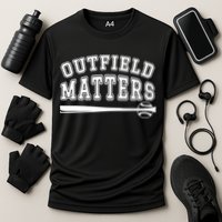 Outfield Matters Baseball Funny Cooling Performance Crew T-Shirt