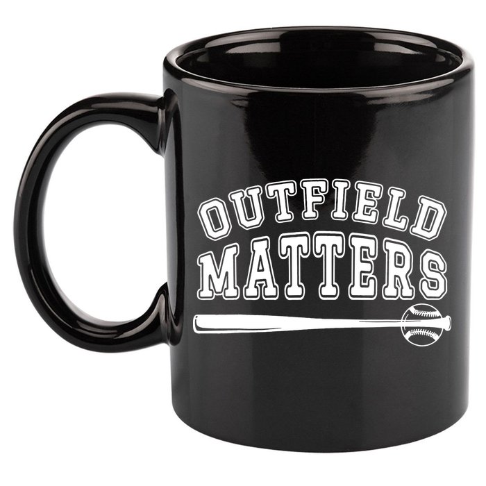 Outfield Matters Baseball Funny 11oz C Handle Ceramic Mug