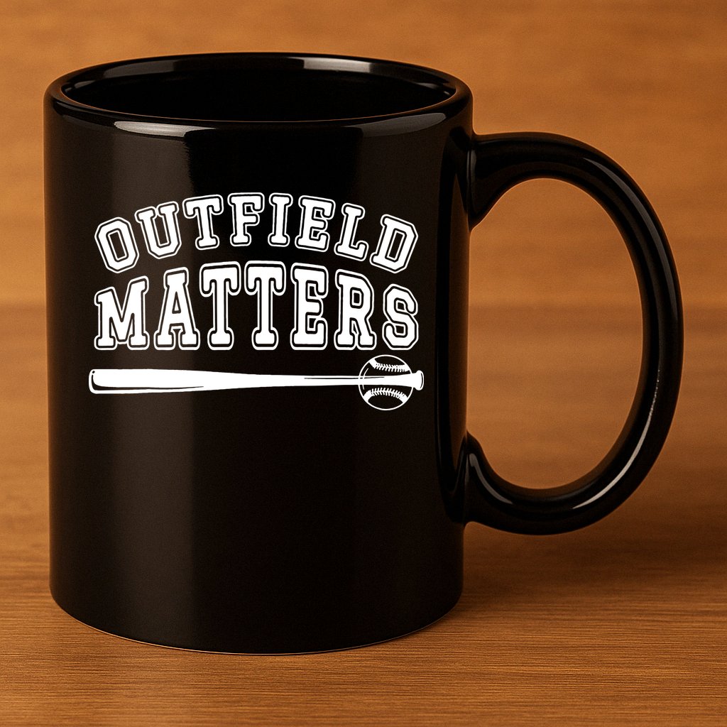Outfield Matters Baseball Funny 11oz C Handle Ceramic Mug