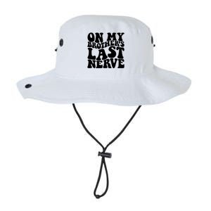 On My BrotherS Last Nerve Funny S Sister Great Gift Legacy Cool Fit Booney Bucket Hat