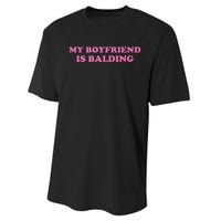 Ohkay My Boyfriend Is Balding Performance Sprint T-Shirt