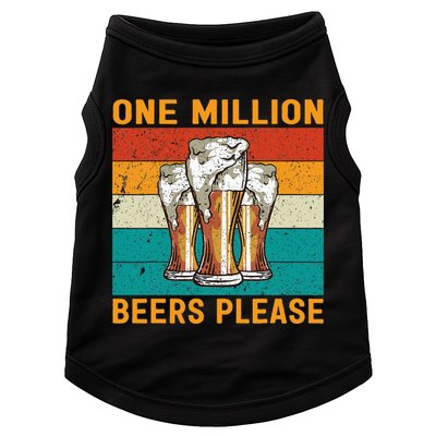One Million Beers Please Doggie Tank