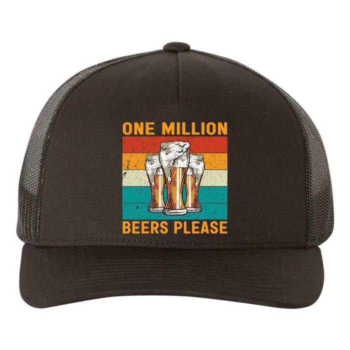 One Million Beers Please Yupoong Adult 5-Panel Trucker Hat