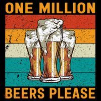 One Million Beers Please Sustainable Bucket Hat
