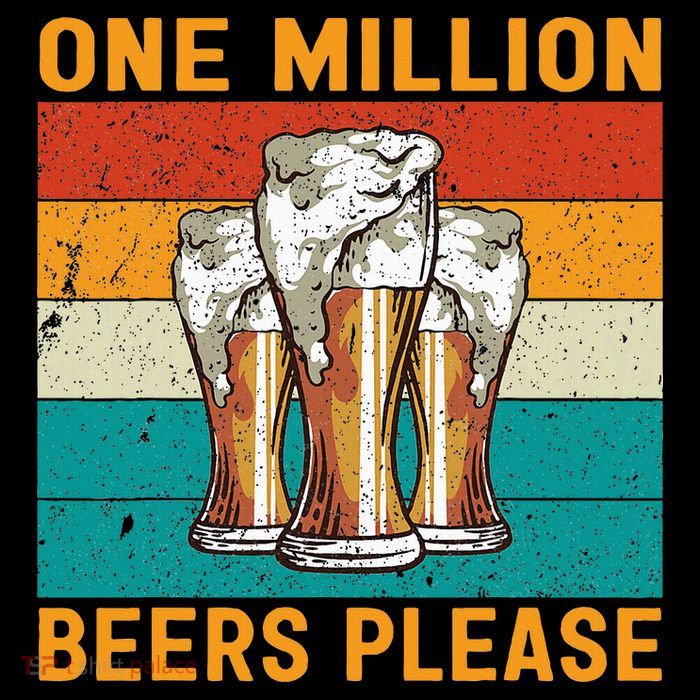 One Million Beers Please 7-Panel Snapback Hat