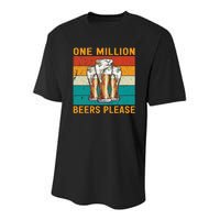 One Million Beers Please Youth Performance Sprint T-Shirt