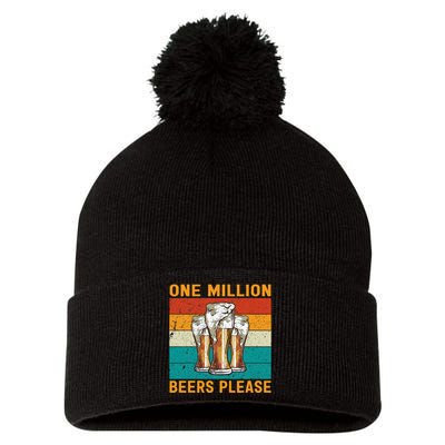 One Million Beers Please Pom Pom 12in Knit Beanie