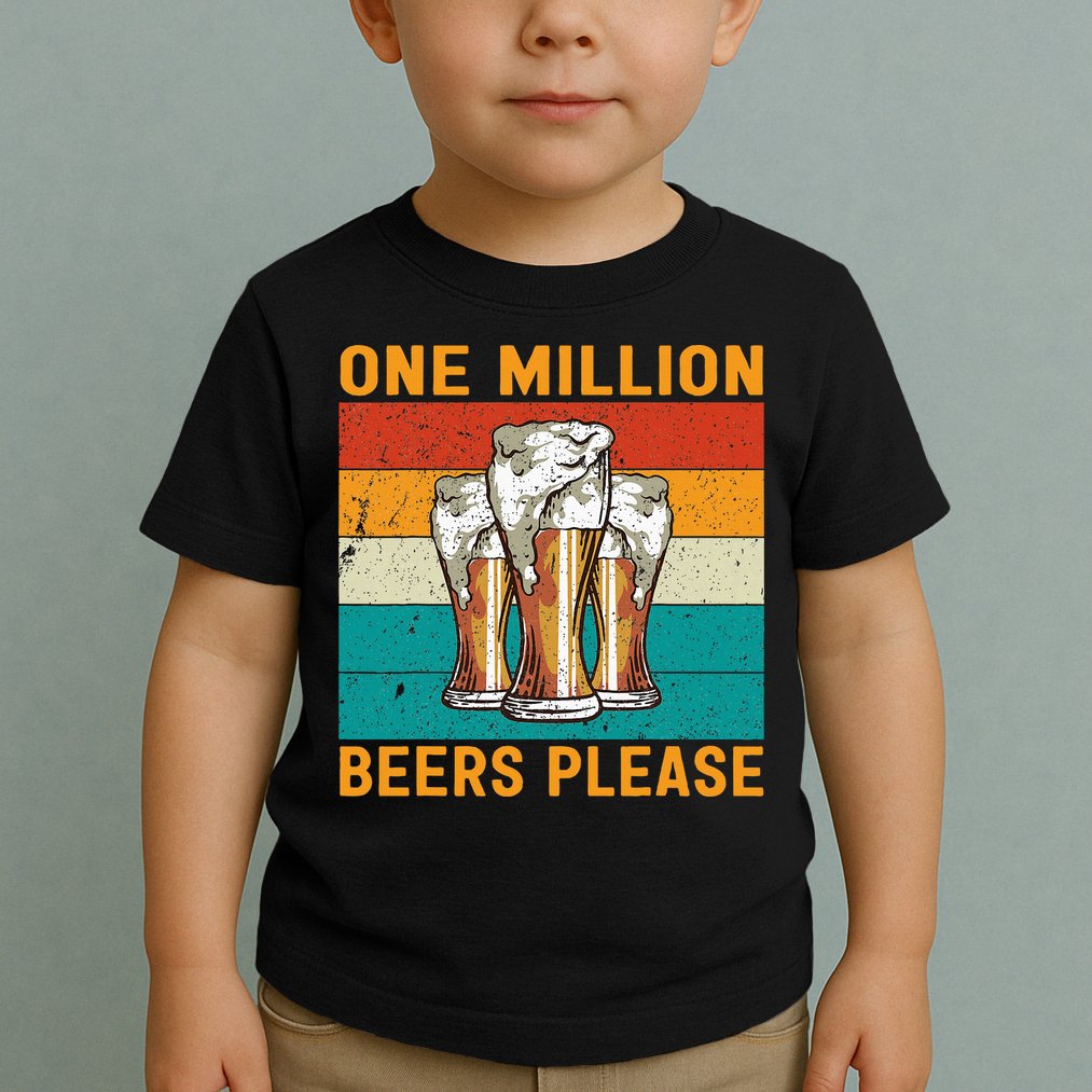 One Million Beers Please Toddler T-Shirt