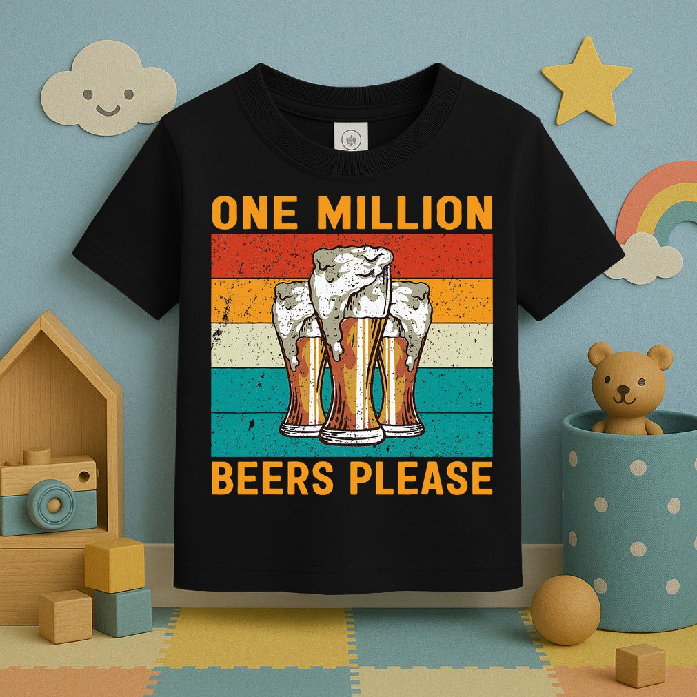 One Million Beers Please Toddler T-Shirt