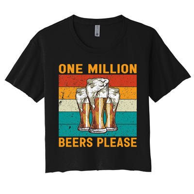 One Million Beers Please Crop Top