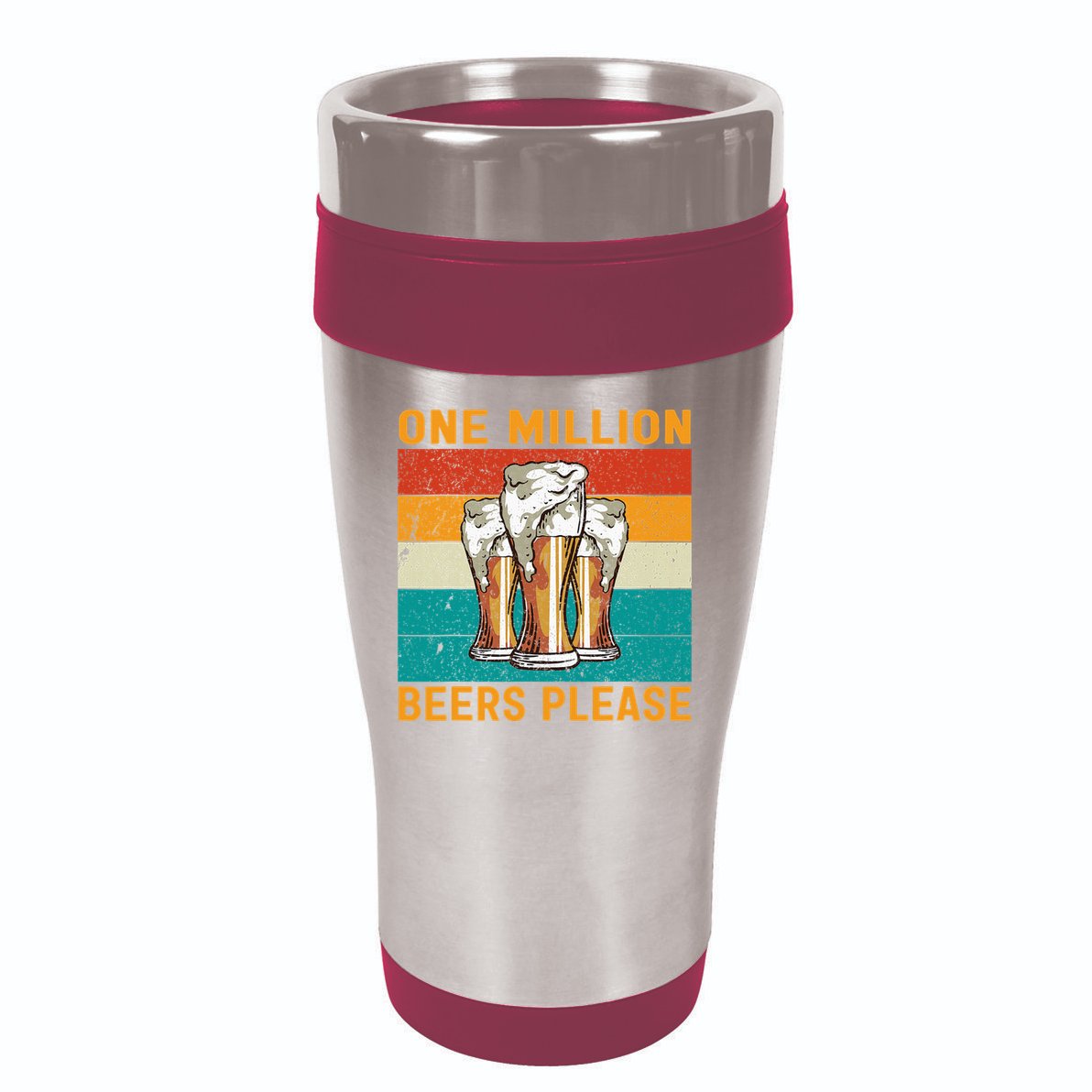 One Million Beers Please 16oz Travel Tumbler