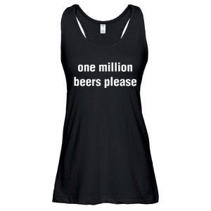 One Million Beers Please Ladies Essential Flowy Tank