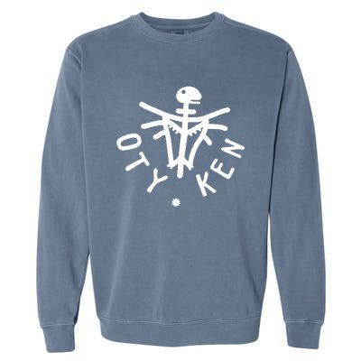 Otyken Musical Band Ethnic Group Garment-Dyed Sweatshirt