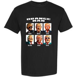 Orange Man Bad The Many Faces of Donald Trump Garment-Dyed Heavyweight T-Shirt