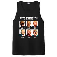 Orange Man Bad The Many Faces of Donald Trump PosiCharge Competitor Tank