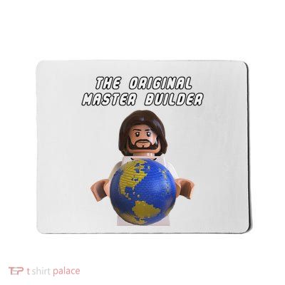 Original Master Builder Brick Earth God Minifigure Mousepad