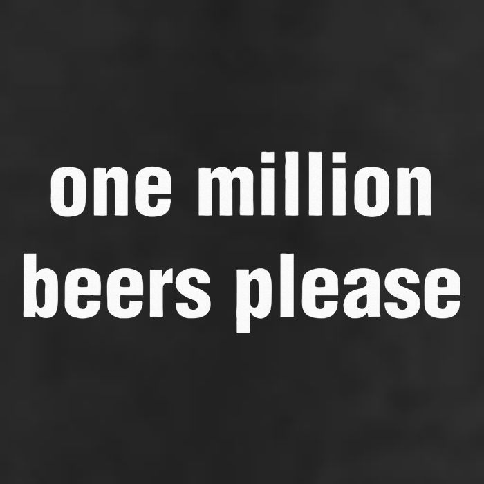 One Million Beers Please Adult Drive Performance Visor