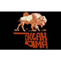 Oklahoma Map Bison Buffalo Oklahoma Souvenir Bumper Sticker