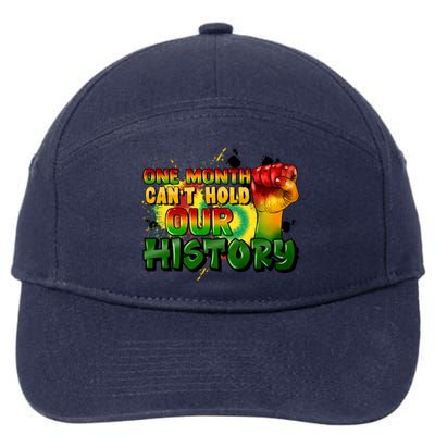 One Month Can't Hold Our History Juneteenth 7-Panel Snapback Hat