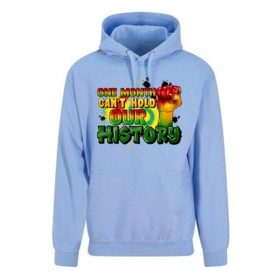 One Month Can't Hold Our History Juneteenth Unisex Surf Hoodie