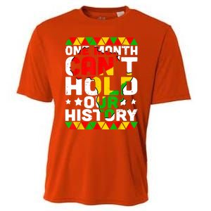 One Month Can't Hold Our History African Black History Month Cooling Performance Crew T-Shirt