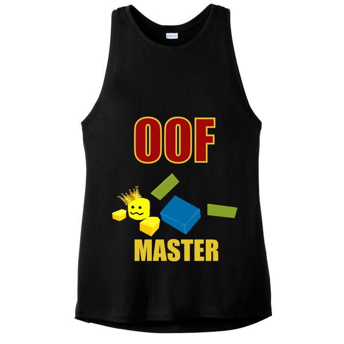 Oof Master Computer Video Game Funny Noob Gamer Great Gift Ladies PosiCharge Tri-Blend Wicking Tank