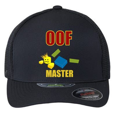 Oof Master Computer Video Game Funny Noob Gamer Great Gift Flexfit Unipanel Trucker Cap