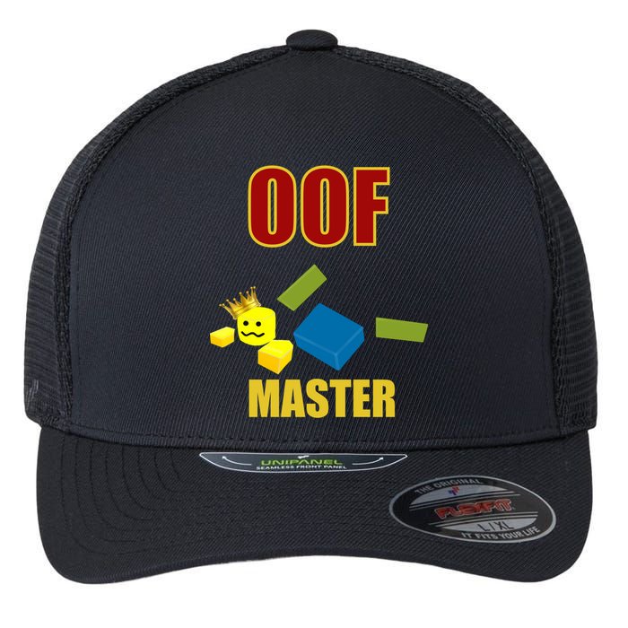 Oof Master Computer Video Game Funny Noob Gamer Great Gift Flexfit Unipanel Trucker Cap