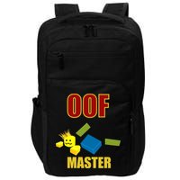 Oof Master Computer Video Game Funny Noob Gamer Great Gift Impact Tech Backpack