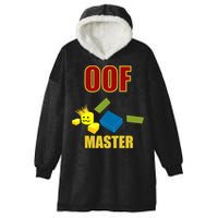 Oof Master Computer Video Game Funny Noob Gamer Great Gift Hooded Wearable Blanket