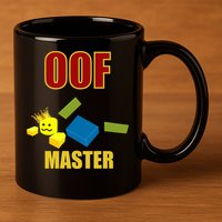 Oof Master Computer Video Game Funny Noob Gamer Great Gift 11oz C Handle Ceramic Mug
