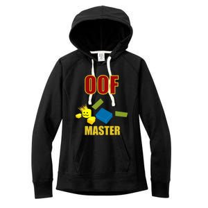 Oof Master Computer Video Game Funny Noob Gamer Great Gift Women's Fleece Hoodie