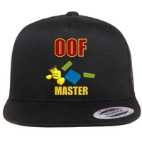 Oof Master Computer Video Game Funny Noob Gamer Great Gift Flatbill Hat