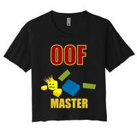 Oof Master Computer Video Game Funny Noob Gamer Great Gift Crop Top