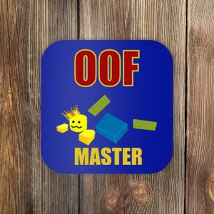 Oof Master Computer Video Game Funny Noob Gamer Great Gift Coaster