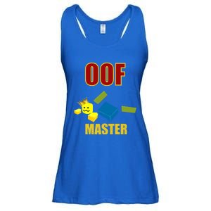 Oof Master Computer Video Game Funny Noob Gamer Great Gift Ladies Essential Flowy Tank