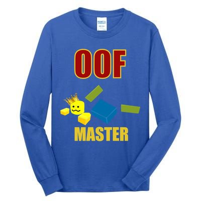 Oof Master Computer Video Game Funny Noob Gamer Great Gift Tall Long Sleeve T-Shirt