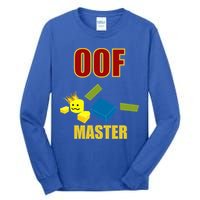 Oof Master Computer Video Game Funny Noob Gamer Great Gift Tall Long Sleeve T-Shirt